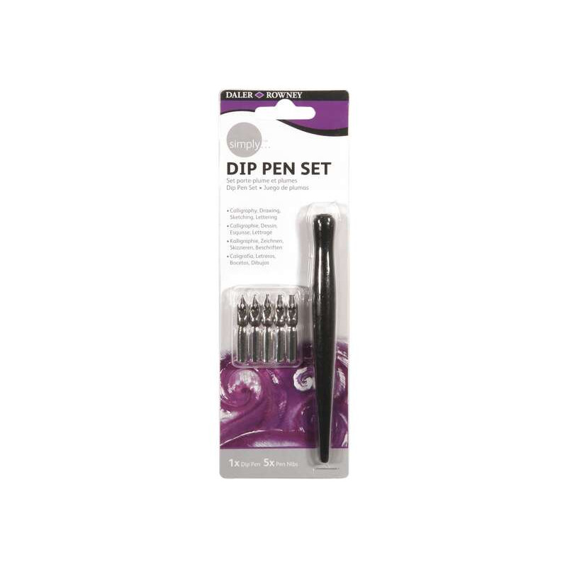 Daler-Rowney Daler Rowney Simply Pack de 1 Porta Pluma y 5