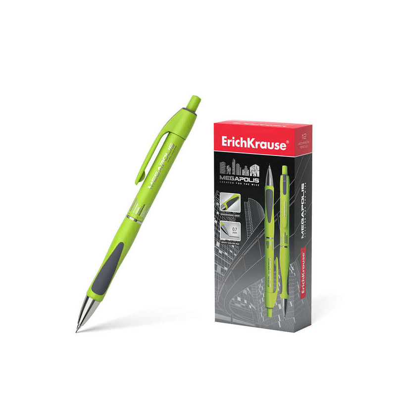 ErichKrause Megapolis Concept Portaminas 0.7mm HB - 4,21€