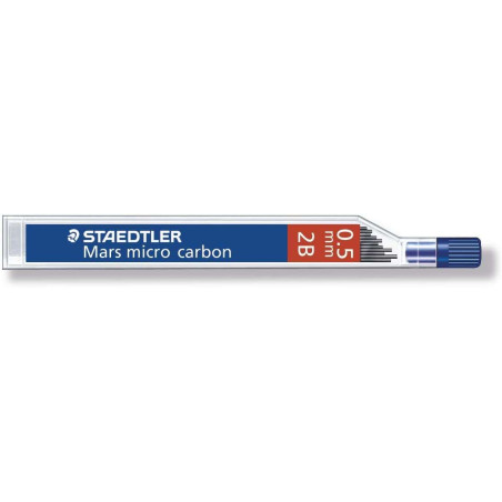 Staedtler Mars Micro Carbon 250 Tubo de 12 Minas de Grafito