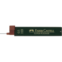 Faber-Castell 9065 Pack de 12 Minas Super-Polymer para