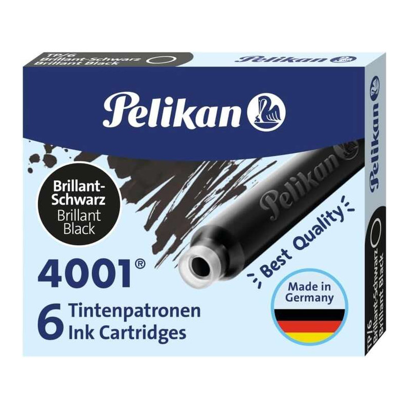 Cartucho de tinta Pelikan 4001 TP/6 Pack de 6 Cartuchos 