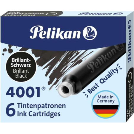 Cartucho de tinta Pelikan 4001 TP/6 Pack de 6 Cartuchos 