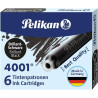 Cartucho de tinta Pelikan 4001 TP/6 Pack de 6 Cartuchos 