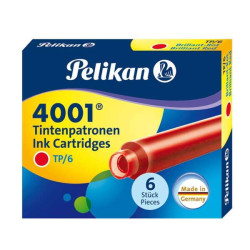 Pelikan Caja de 6 Cartuchos 4001 TP/6 Compatible - 0,74€