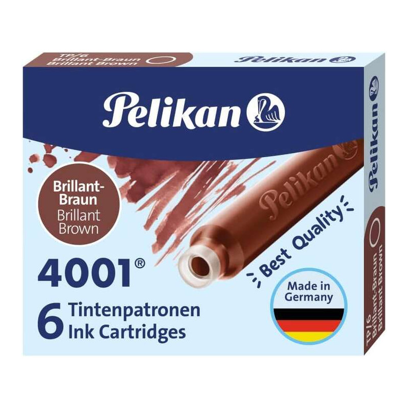 Cartucho de tinta Pelikan Caja de 6 Cartuchos 4001 TP/6