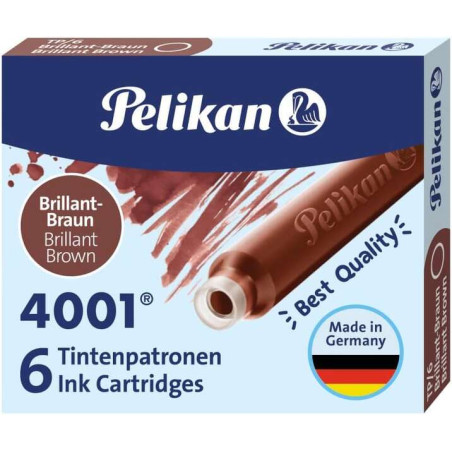Cartucho de tinta Pelikan Caja de 6 Cartuchos 4001 TP/6