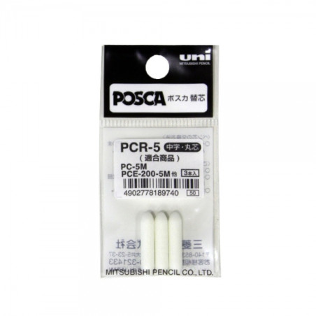 Posca Uni-ball PC-5M Pack de 3 Recambios de Fieltros - 1,16€