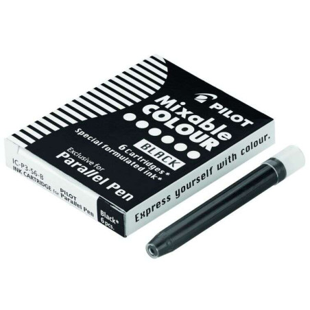 Pilot Pack de 6 Recargas para Pluma Estilografica Parallel