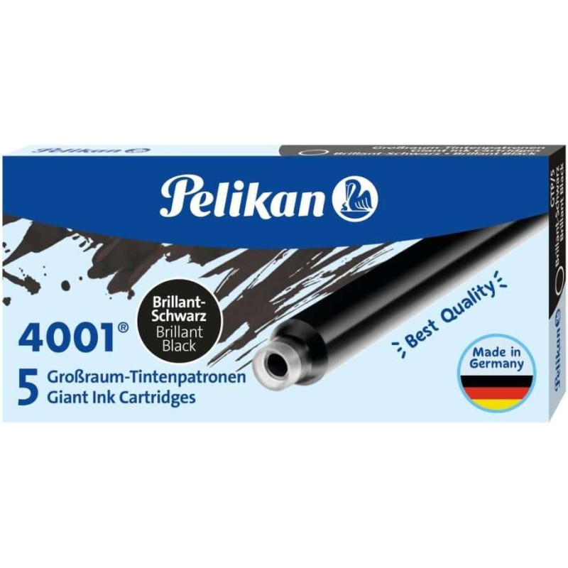 Cartucho de tinta Pelikan 4001 GTP/5 Pack de 5 Cartuchos