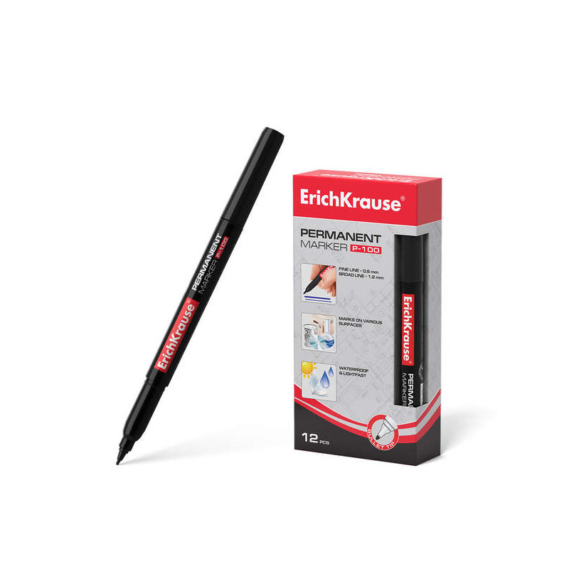 ErichKrause P-100 Marcador Permanente Compatible - 2,90€