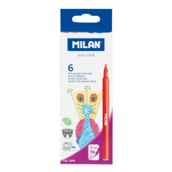 Cartucho de tinta Milan Pack de 6 Rotuladores - 0,63€