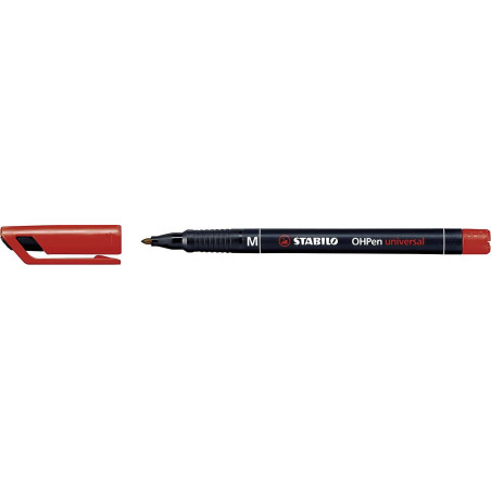 Stabilo OHPen Rotulador Permanente Rojo Compatible - 6,65€