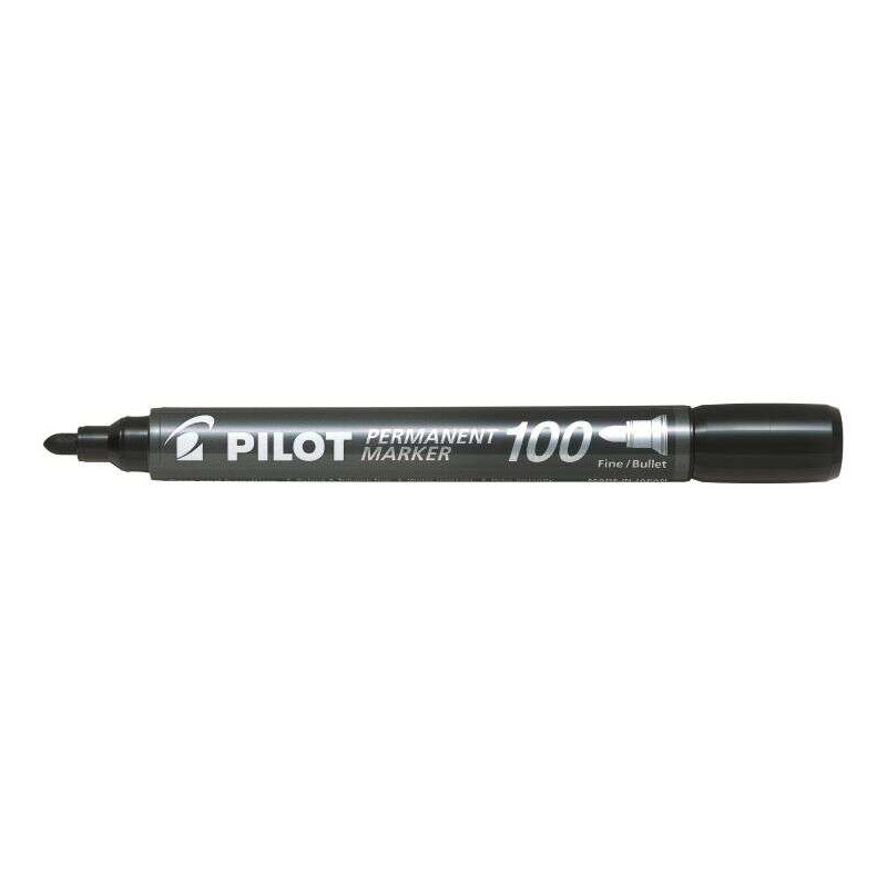 Pilot Rotulador Permanente 100 Negro Compatible - 7,99€