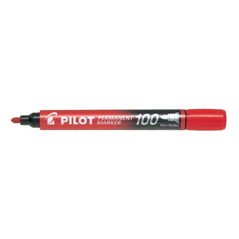 Pilot Rotulador Permanente 100 Rojo Compatible - 7,99€