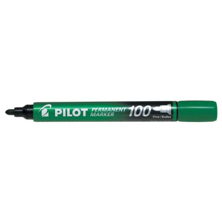 Pilot Rotulador Permanente 100 Verde Compatible - 7,99€