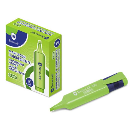 Bismark Marcador Fluorescente Verde Compatible - 2,42€