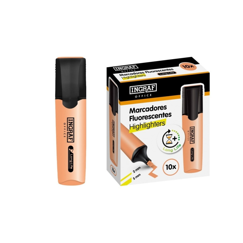 Cartucho de tinta Ingraf Long-Life Marcador Fluorescente 