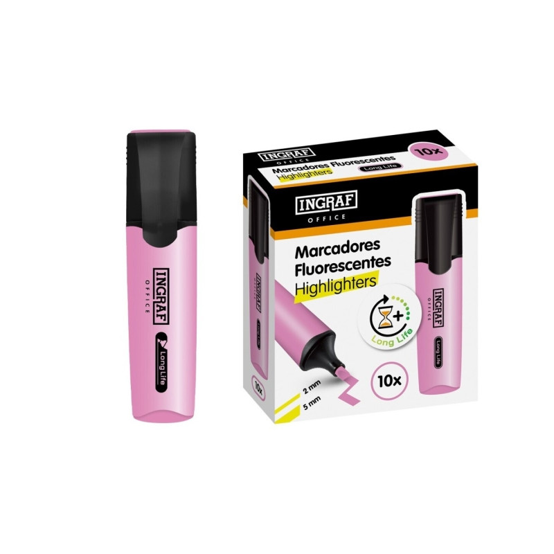 Cartucho de tinta Ingraf Long-Life Marcador Fluorescente 