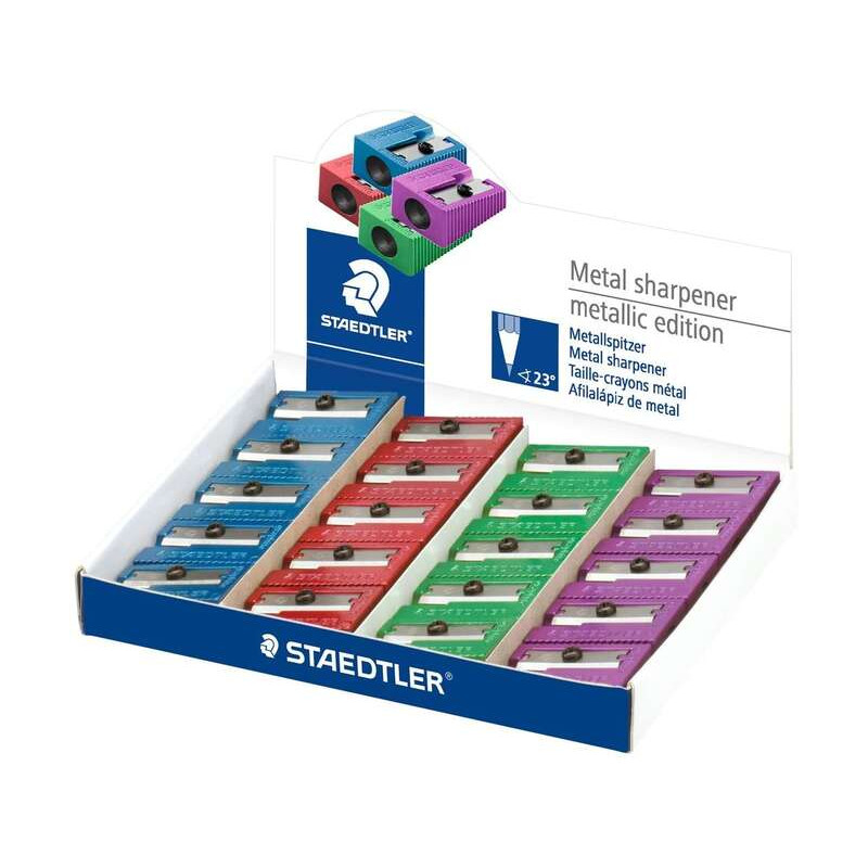 Staedtler Sacapuntas Metalico con Cuchilla de Metal - 14,28€