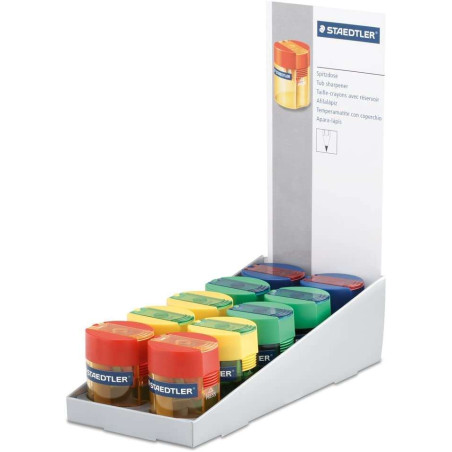 Staedtler Sacapuntas con Deposito de 1 Orificio - 14,40€
