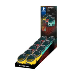 Staedtler Norix Expositor de 10 Sacapuntas con Deposito 