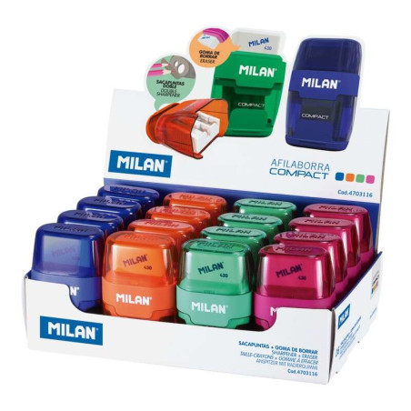 Milan Compact Expositor de 16 Afilaborras - 29,72€