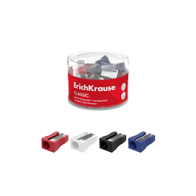 ErichKrause EasySharp Classic Sacapuntas de Plastico - 2,90€