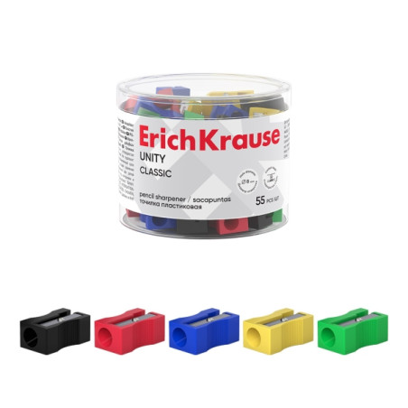 ErichKrause Unity Sacapuntas de Plastico Compatible - 2,66€