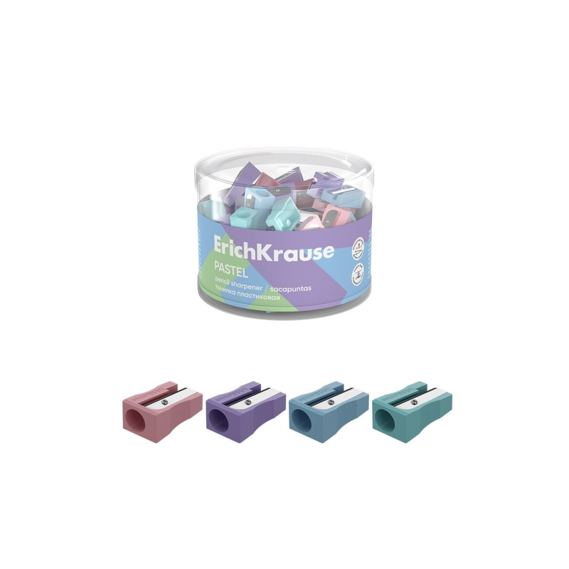 ErichKrause EasySharp Pastel Sacapuntas de Plastico - 2,90€