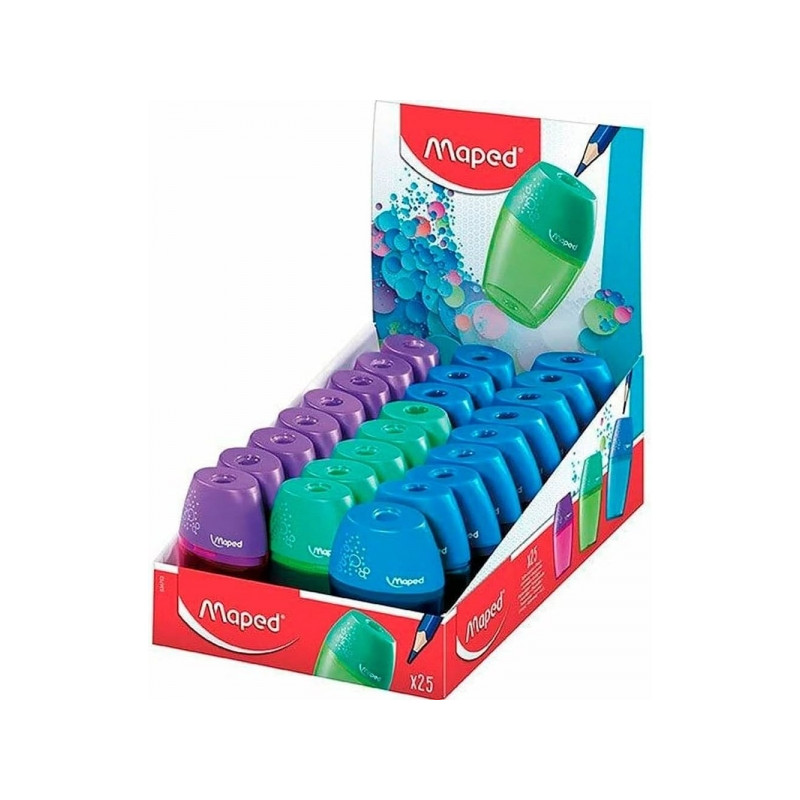 Maped Shaker Sacapuntas de 1 Orificio con Deposito de Gran