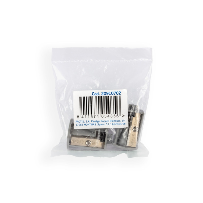 Milan Pack de 2 Sacapuntas de Recambio para Sacapuntas