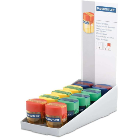 Staedtler Sacapuntas de 2 Orificios con Deposito - 20,45€