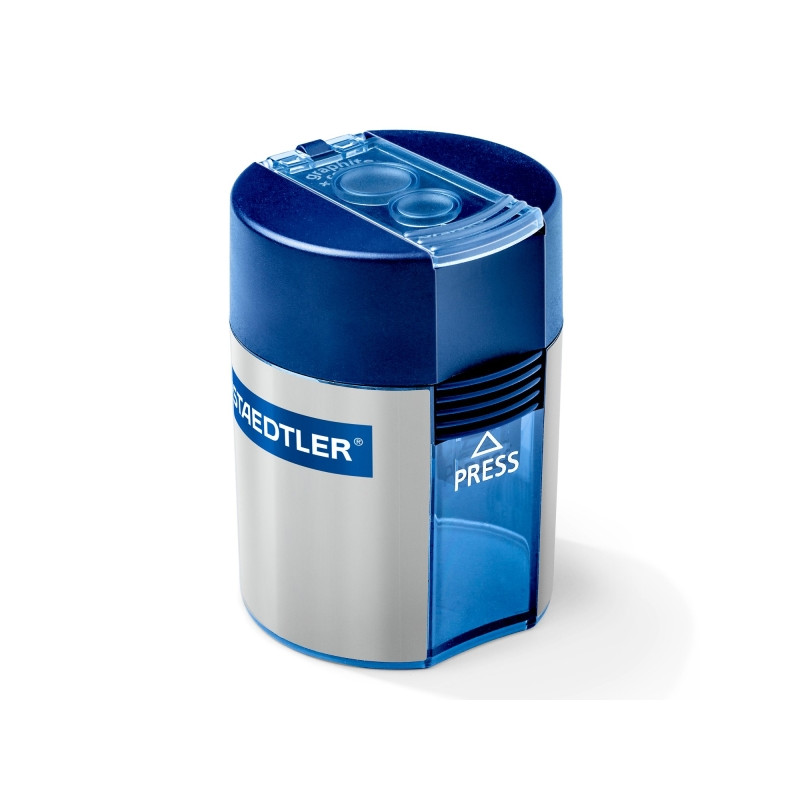 Staedtler 512 Sacapuntas de 2 Orificios con Deposito 