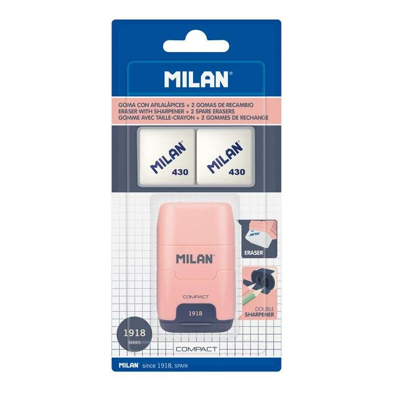 Milan Compact Serie 1918 Afilaborra Compact con 2 Gomas de