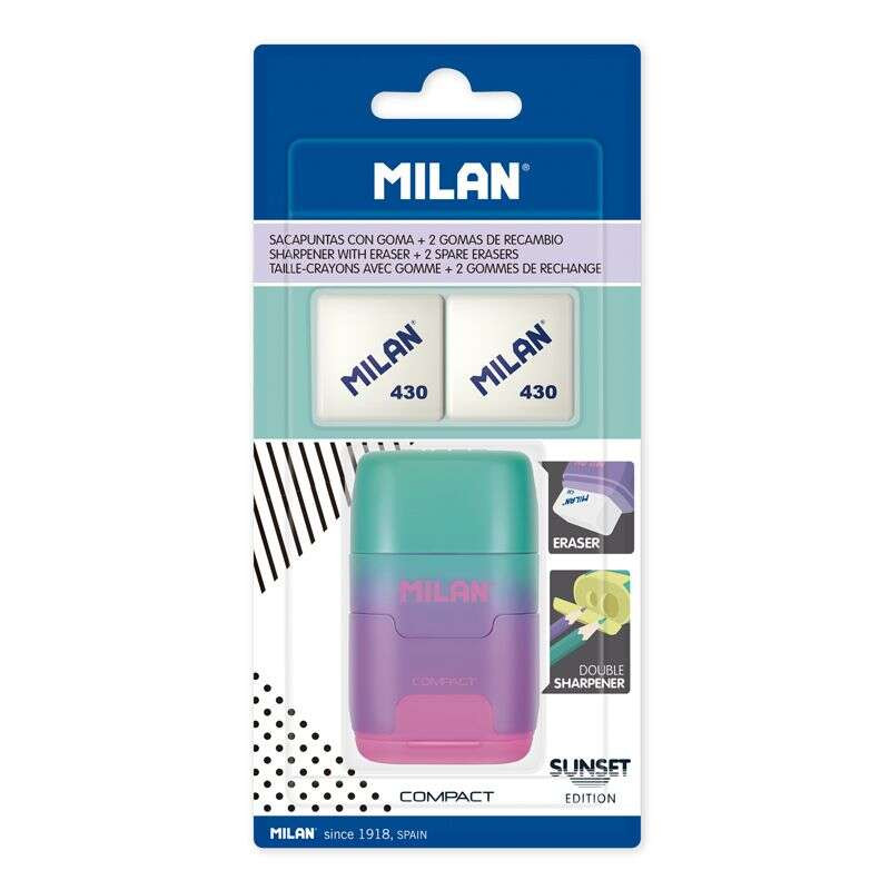 Milan Compact Sunset Afilaborra Compact con 2 Gomas de