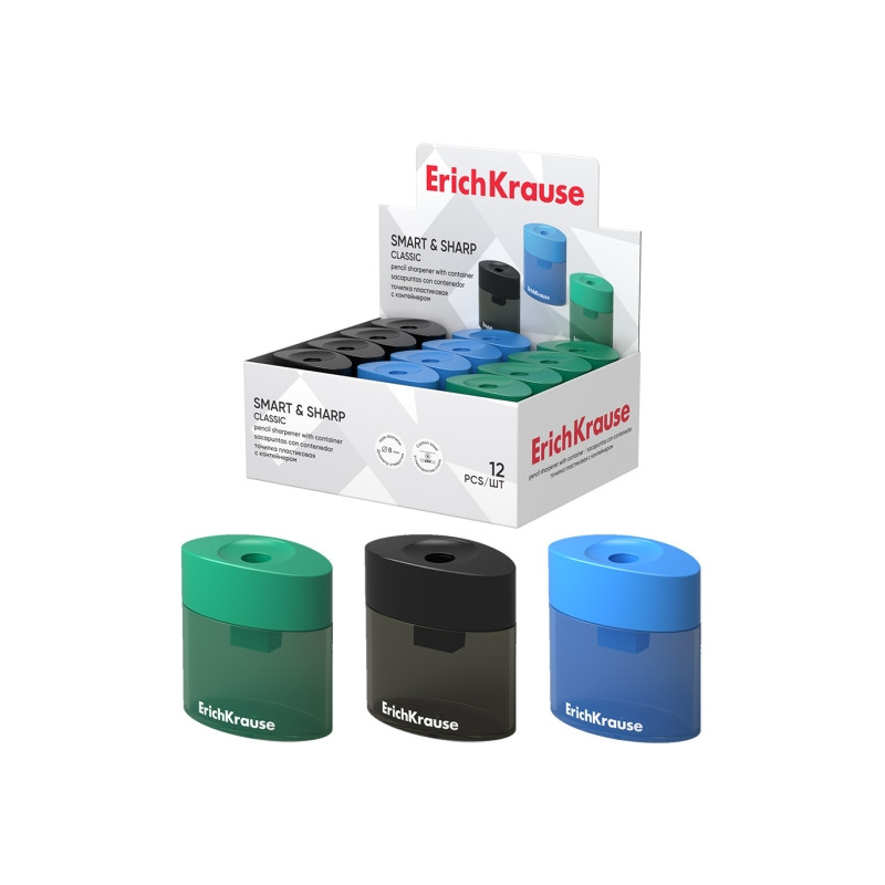 ErichKrause SMART and SHARP Expositor con 16 Sacapuntas con