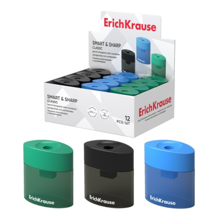 ErichKrause SMART and SHARP Expositor con 16 Sacapuntas con