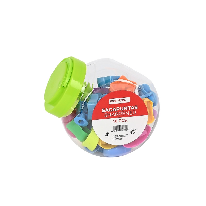 Safta Pack de 48 Sacapuntas Surtido Compatible - 3,63€
