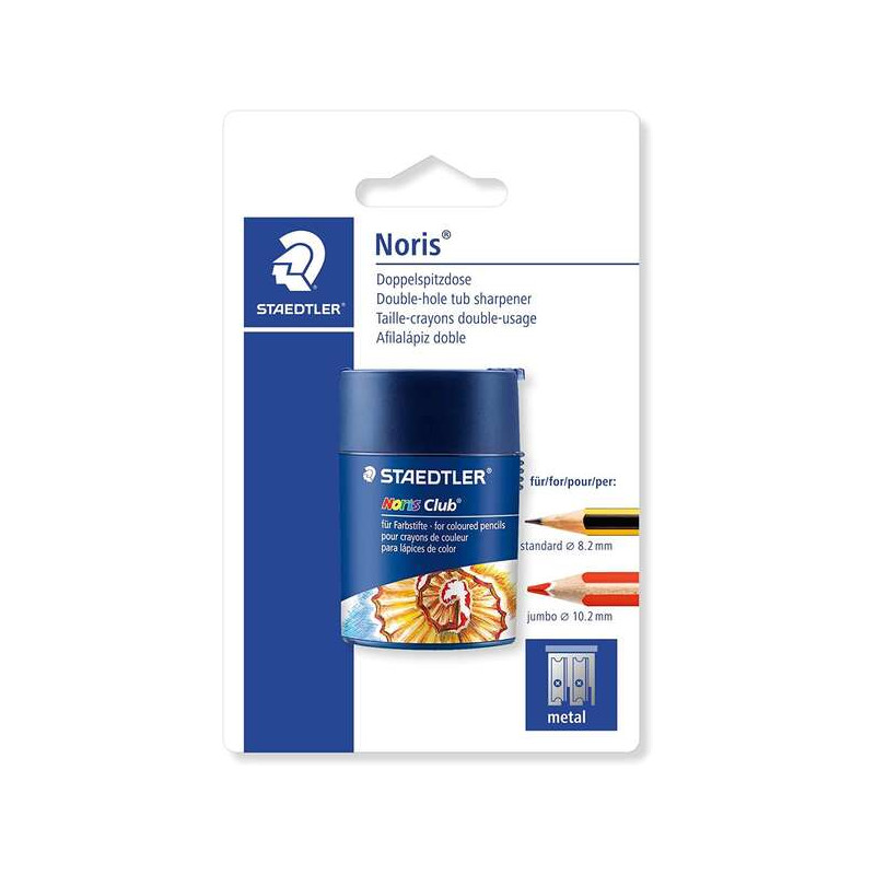 Staedtler Noris Club 512 Sacapuntas de Plástico Doble Uso