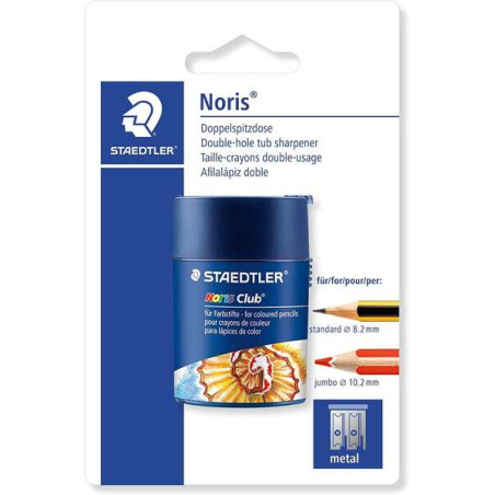 Staedtler Noris Club 512 Sacapuntas de Plástico Doble Uso