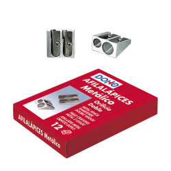 Dohe Caja de 12 Afilalapices Doble de Metal - 3,80€