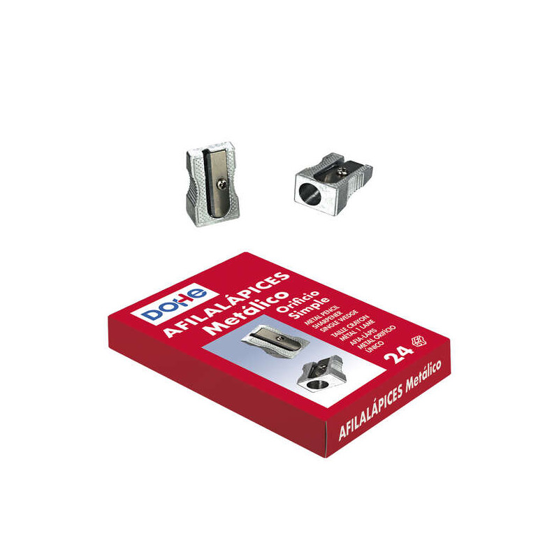 Dohe Caja de 24 Afilalapices de Metal Ligero - 3,85€