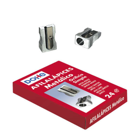 Dohe Caja de 24 Afilalapices de Metal Ligero - 3,85€