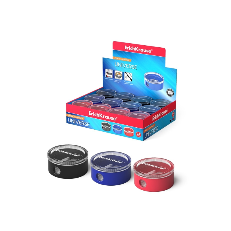 ErichKrause UNIVERSE Expositor con 24 Sacapuntas con