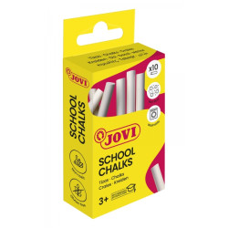 Jovi School Chalks Caja con 10 Tizas Blancas