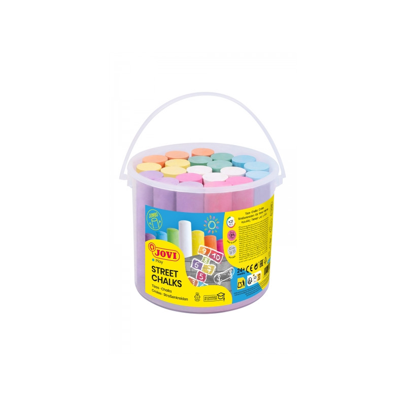 Jovi Street Chalks Bote 21 Tizas Jumbo