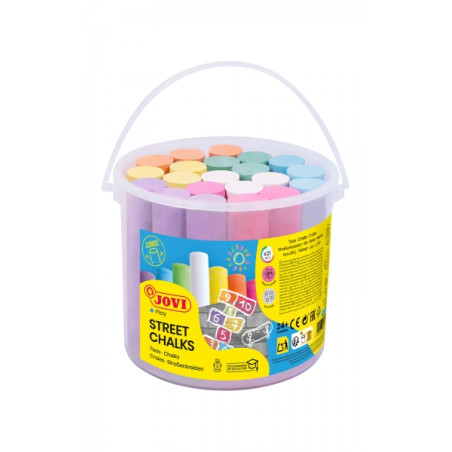 Jovi Street Chalks Bote 21 Tizas Jumbo