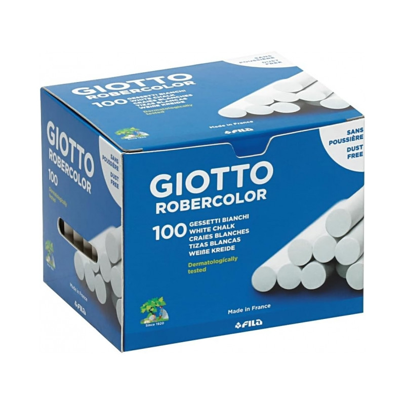 Giotto Robercolor Pack de 100 Tizas Redondas