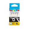 Carioca Pack de 10 Tizas Estandar Blanco