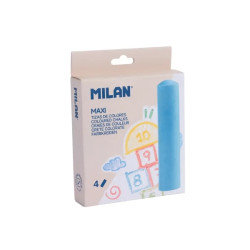 Milan Pack de 4 Tizas Redondas Maxi ø 2,4cm